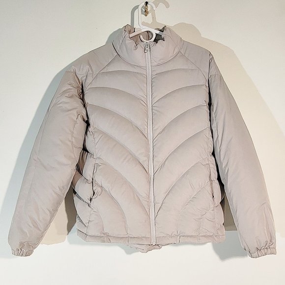Cabela's Jackets & Coats Cabelas Womens Large Regular Goose Down Puffer Jacket Coat 55 Fill